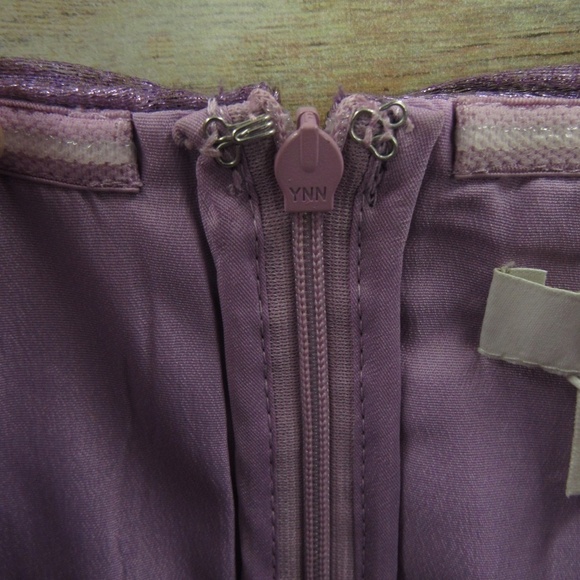 Collective The Label Metallic Purple Off Shoulder Dress 8 - Picture 7 of 16